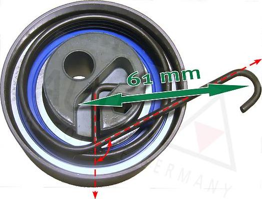 Autex 641877 - Rullo tenditore, Cinghia dentata autozon.pro