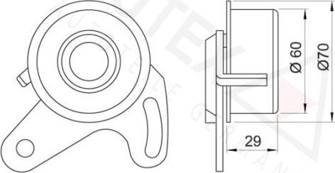 Autex 641728 - Rullo tenditore, Cinghia dentata autozon.pro