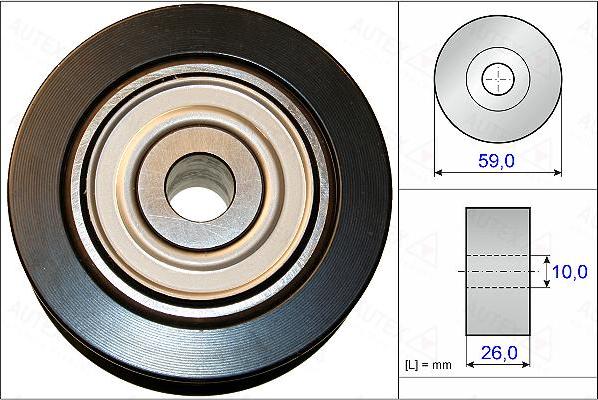 Autex 654940 - Galoppino / Guidacinghia, Cinghia Poly-V autozon.pro