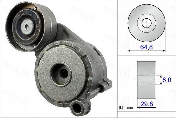 Autex 654966 - Tendicinghia, Cinghia Poly-V autozon.pro