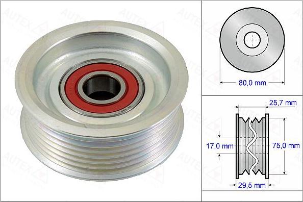 Autex 654909 - Galoppino / Guidacinghia, Cinghia Poly-V autozon.pro