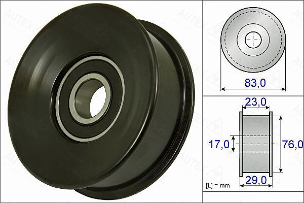 Autex 654904 - Galoppino / Guidacinghia, Cinghia Poly-V autozon.pro