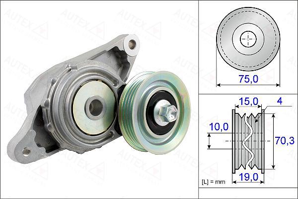 Autex 654914 - Tendicinghia, Cinghia Poly-V autozon.pro