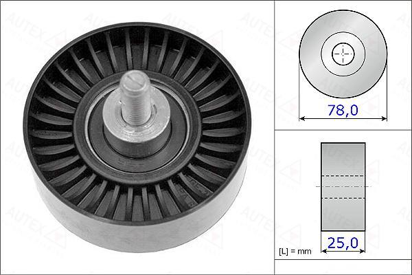 Autex 654916 - Galoppino / Guidacinghia, Cinghia Poly-V autozon.pro