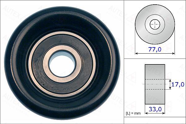 Autex 654983 - Galoppino / Guidacinghia, Cinghia Poly-V autozon.pro