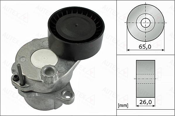 Autex 654987 - Tendicinghia, Cinghia Poly-V autozon.pro