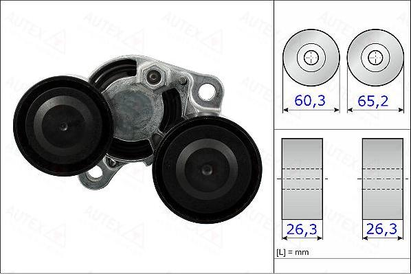 Autex 654920 - Tendicinghia, Cinghia Poly-V autozon.pro