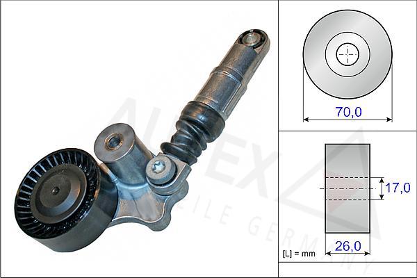 Autex 654848 - Tendicinghia, Cinghia Poly-V autozon.pro