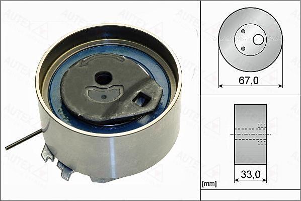 Autex 654854 - Rullo tenditore, Cinghia dentata autozon.pro