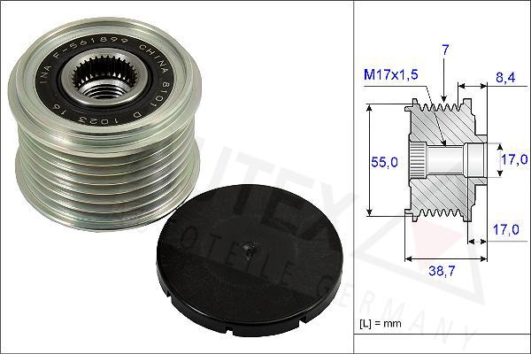 Autex 654853 - Puleggia cinghia, Alternatore autozon.pro