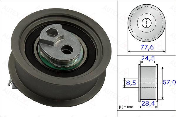 Autex 654865 - Rullo tenditore, Cinghia dentata autozon.pro