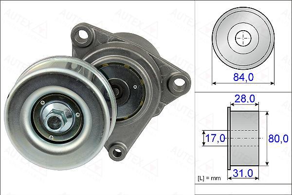 Autex 654868 - Tendicinghia, Cinghia Poly-V autozon.pro