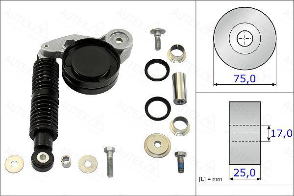 Autex 654867 - Kit riparazione, Braccio tenditore-Cinghia Poly-V autozon.pro