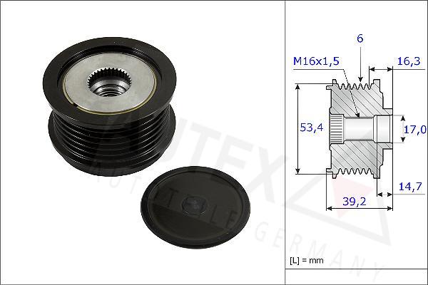 Autex 654819 - Puleggia cinghia, Alternatore autozon.pro