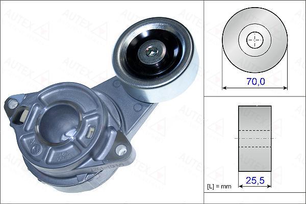 Autex 654884 - Tendicinghia, Cinghia Poly-V autozon.pro