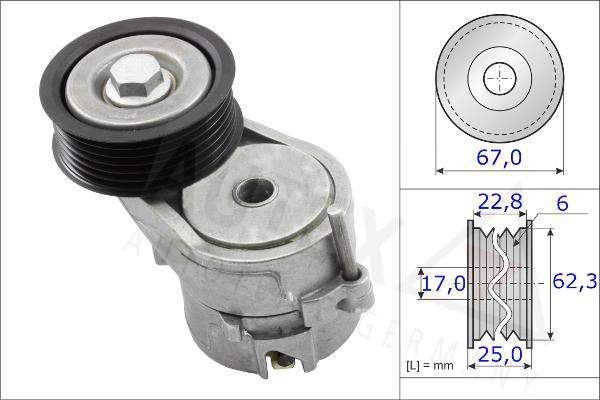 Autex 654837 - Tendicinghia, Cinghia Poly-V autozon.pro