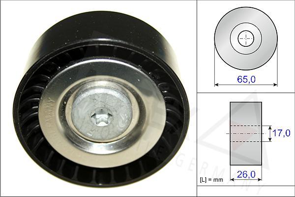 Autex 654829 - Galoppino / Guidacinghia, Cinghia Poly-V autozon.pro