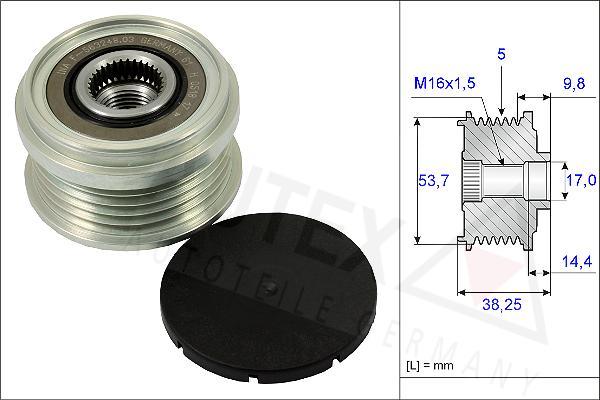 Autex 654870 - Puleggia cinghia, Alternatore autozon.pro