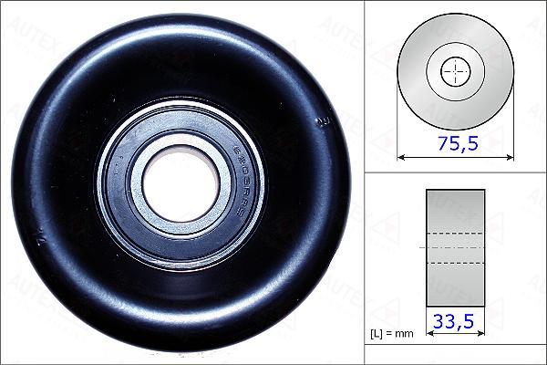 Autex 654872 - Galoppino / Guidacinghia, Cinghia Poly-V autozon.pro