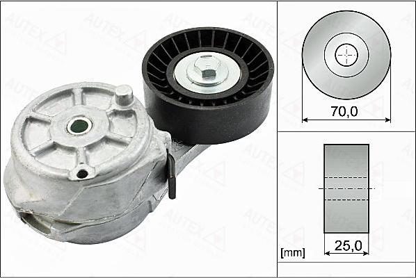 Autex 655098 - Tendicinghia, Cinghia Poly-V autozon.pro