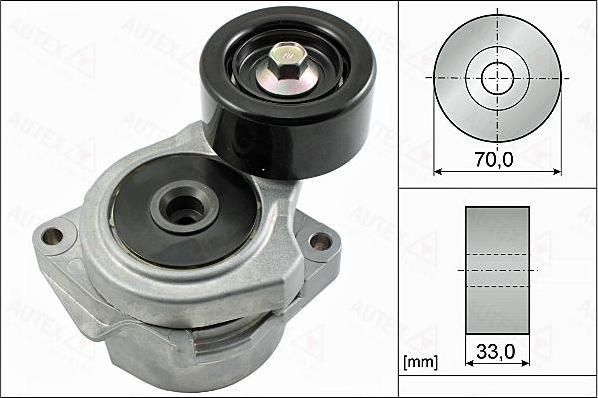 Autex 655097 - Tendicinghia, Cinghia Poly-V autozon.pro