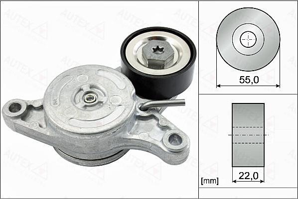 Autex 655041 - Tendicinghia, Cinghia Poly-V autozon.pro