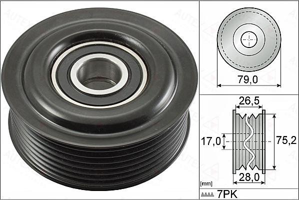 Autex 655057 - Galoppino / Guidacinghia, Cinghia Poly-V autozon.pro