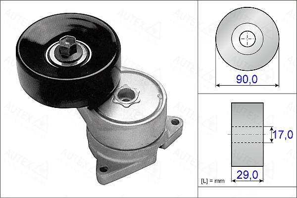 Autex 655004 - Tendicinghia, Cinghia Poly-V autozon.pro