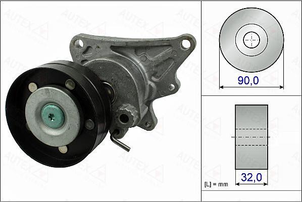 Autex 655016 - Tendicinghia, Cinghia Poly-V autozon.pro