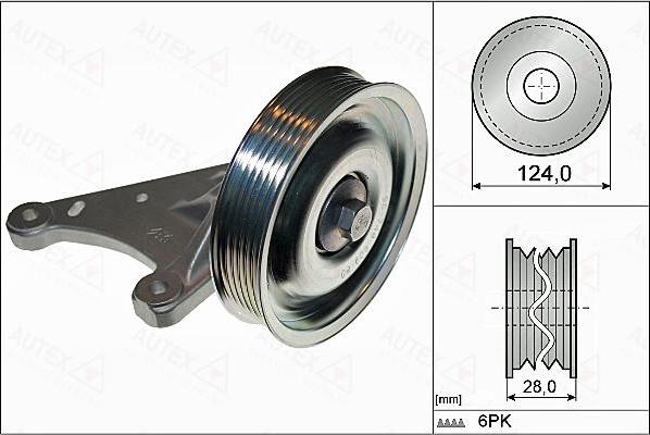 Autex 655079 - Galoppino / Guidacinghia, Cinghia Poly-V autozon.pro