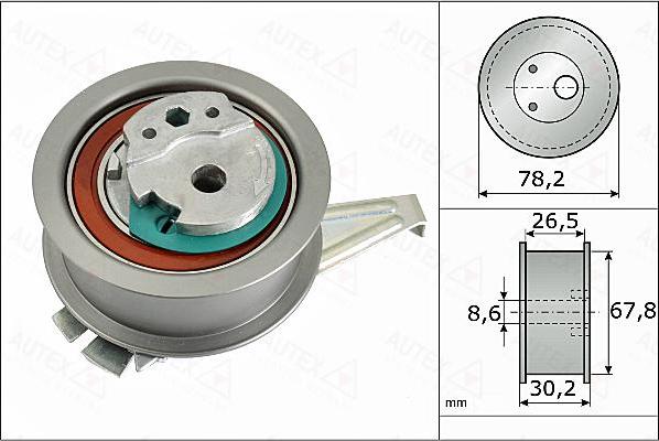 Autex 655076 - Rullo tenditore, Cinghia dentata autozon.pro