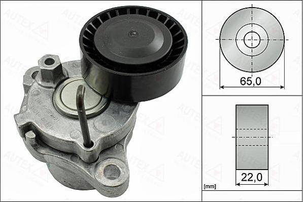 Autex 655147 - Tendicinghia, Cinghia Poly-V autozon.pro