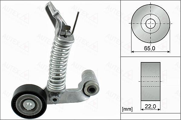 Autex 655154 - Tendicinghia, Cinghia Poly-V autozon.pro