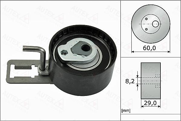 Autex 655150 - Rullo tenditore, Cinghia dentata autozon.pro