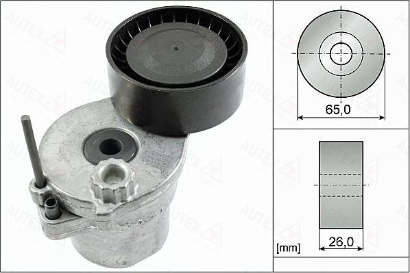 Autex 655158 - Tendicinghia, Cinghia Poly-V autozon.pro