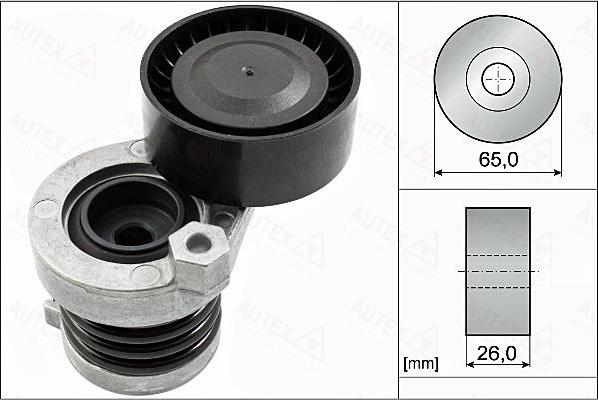 Autex 655100 - Tendicinghia, Cinghia Poly-V autozon.pro