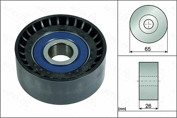 Autex 655114 - Galoppino / Guidacinghia, Cinghia Poly-V autozon.pro