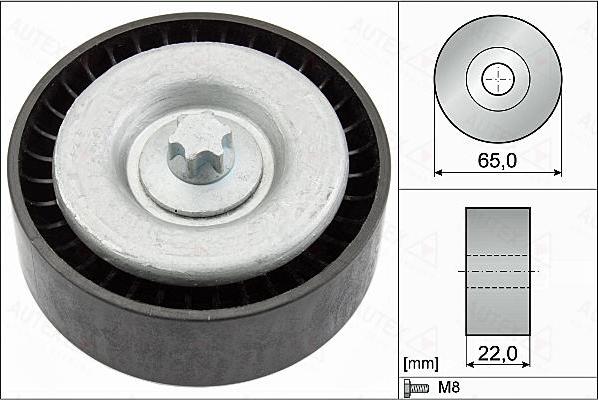 Autex 655115 - Galoppino / Guidacinghia, Cinghia Poly-V autozon.pro