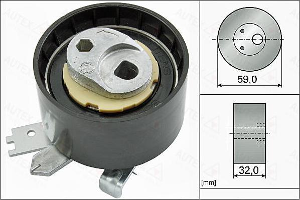 Autex 655110 - Rullo tenditore, Cinghia dentata autozon.pro