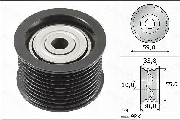 Autex 655122 - Galoppino / Guidacinghia, Cinghia Poly-V autozon.pro