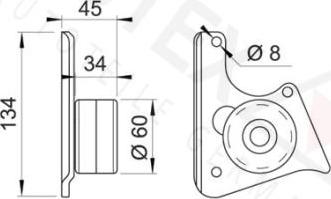 Autex 651410 - Galoppino / Guidacinghia, Cinghia dentata autozon.pro