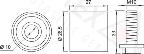 Autex 651650 - Galoppino / Guidacinghia, Cinghia dentata autozon.pro