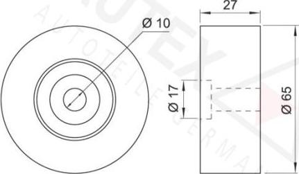 Autex 651186 - Galoppino / Guidacinghia, Cinghia Poly-V autozon.pro