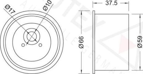 Autex 651857 - Galoppino / Guidacinghia, Cinghia dentata autozon.pro