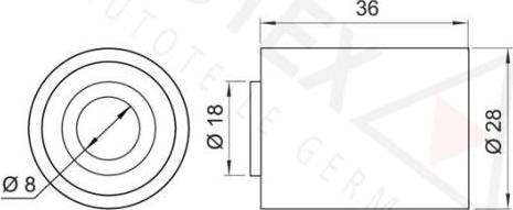 Autex 651397 - Galoppino / Guidacinghia, Cinghia dentata autozon.pro