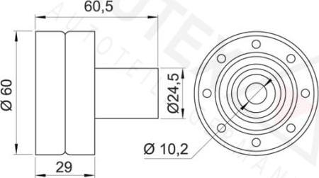 Autex 651362 - Galoppino / Guidacinghia, Cinghia dentata autozon.pro