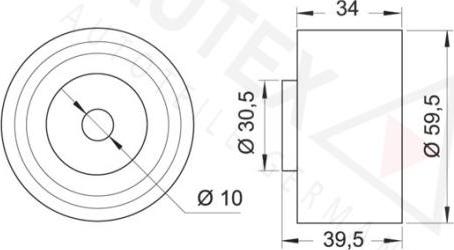 Autex 651386 - Galoppino / Guidacinghia, Cinghia dentata autozon.pro