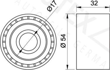 Autex 651279 - Galoppino / Guidacinghia, Cinghia dentata autozon.pro