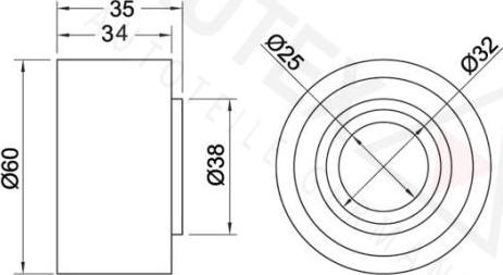 Autex 651735 - Galoppino / Guidacinghia, Cinghia dentata autozon.pro