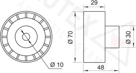 Autex 651778 - Galoppino / Guidacinghia, Cinghia dentata autozon.pro